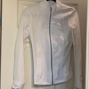 Lululemon flocked white define jacket size 6
